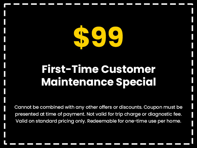 First-Time Customer Maintenance Special