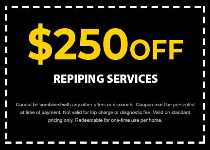 Discount on Repiping Services